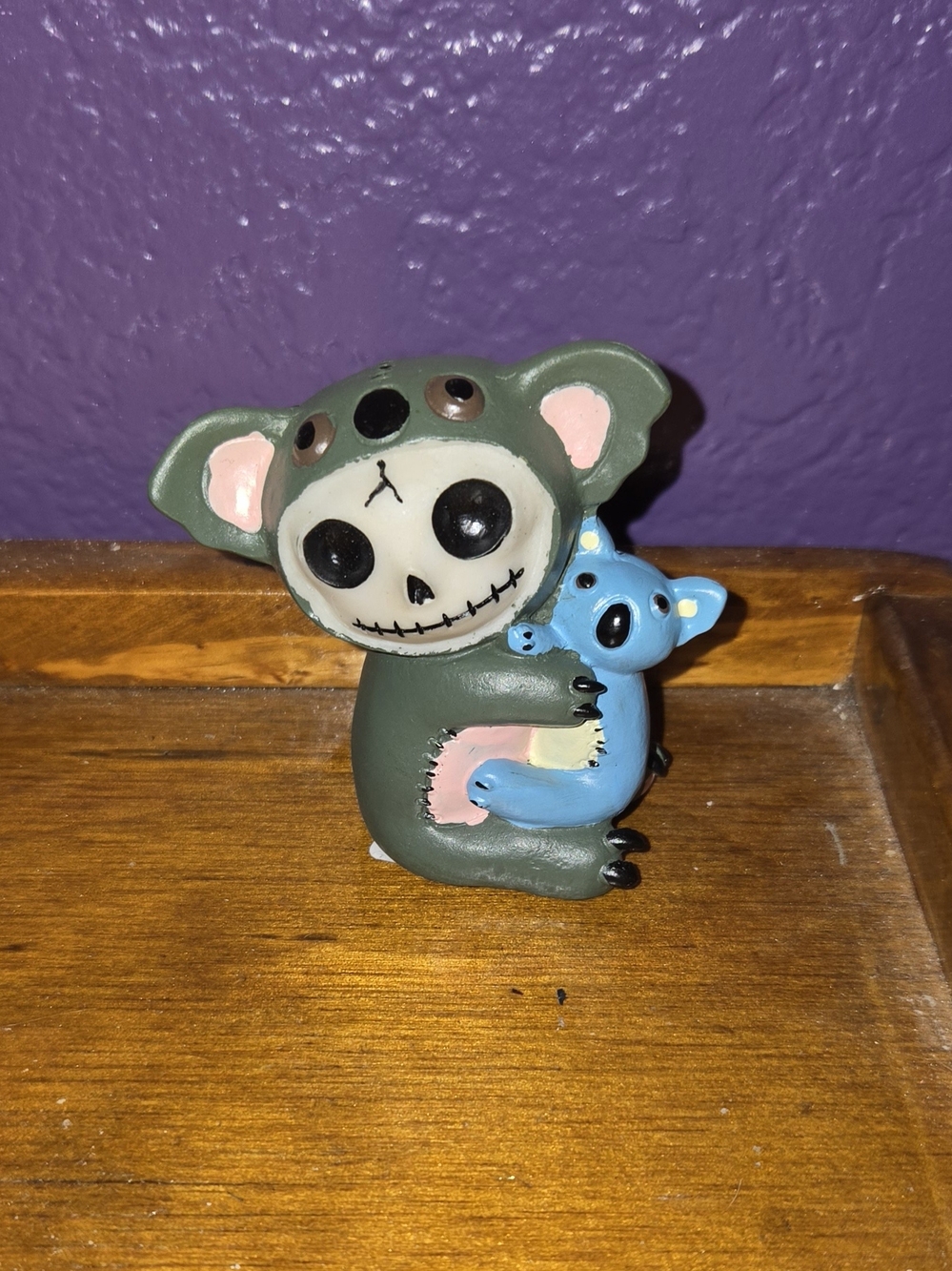 Green and Blue Koala Pet Figurine Decorative Toy